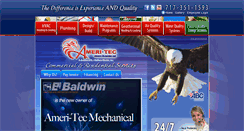 Desktop Screenshot of ameri-tec.net